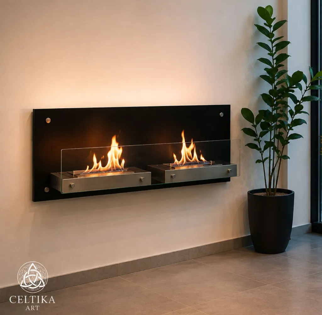 [CHWALL4EVO2] Chimenea Ecológica de Pared Wall N.° 4 Evolution (DUAL)