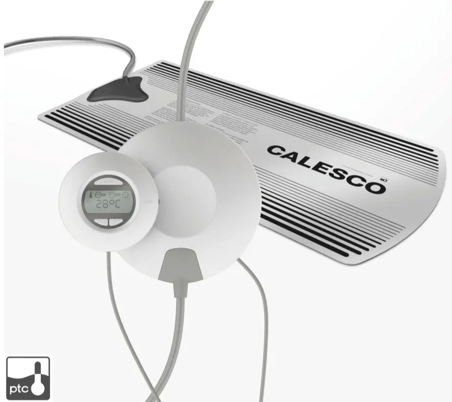 [WB6516CALESCO] Calefactor para colchón de agua CALESCO WB6516 – 250W con Termostato Digital y Protección Infantil 50 Hz. 